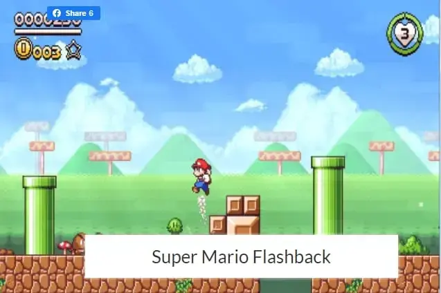 super mario flashback